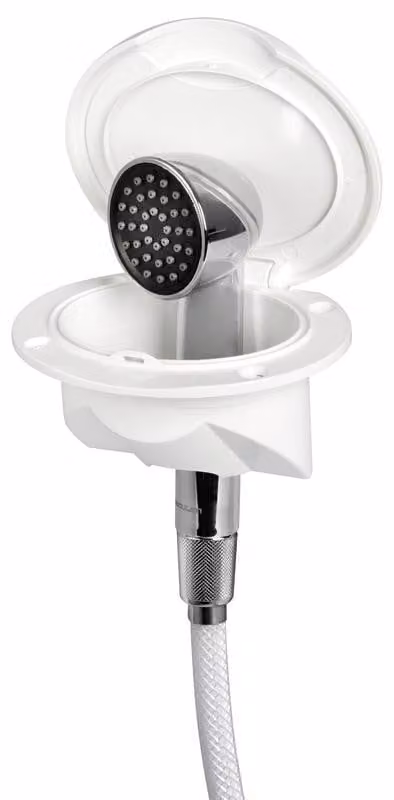 Doccia a ponte Nuvola con tubo flessibile in PVC Keji 2,5 m, 1 pezzo