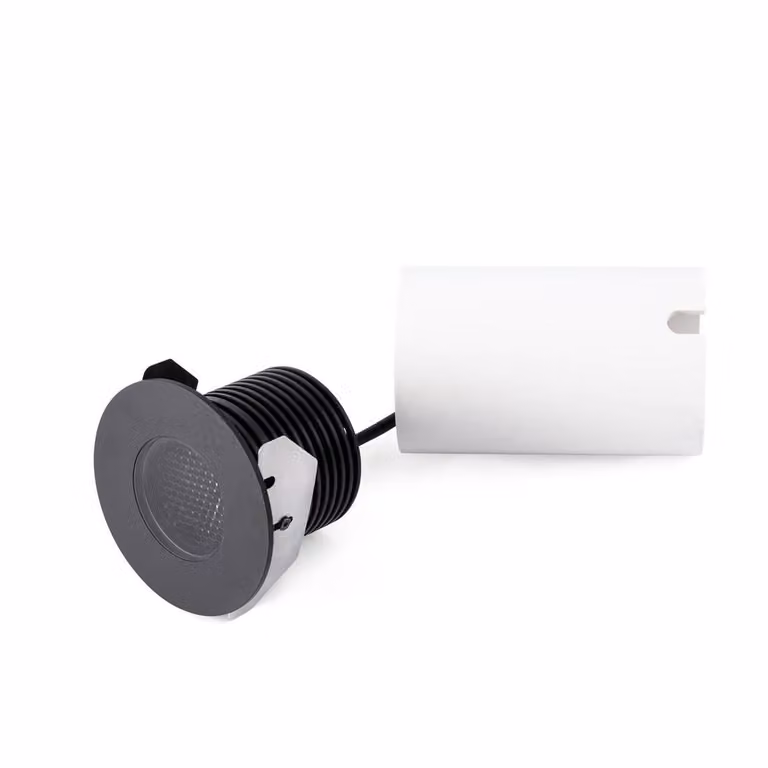 GRUND Luce da incasso LED nera 7W 70736