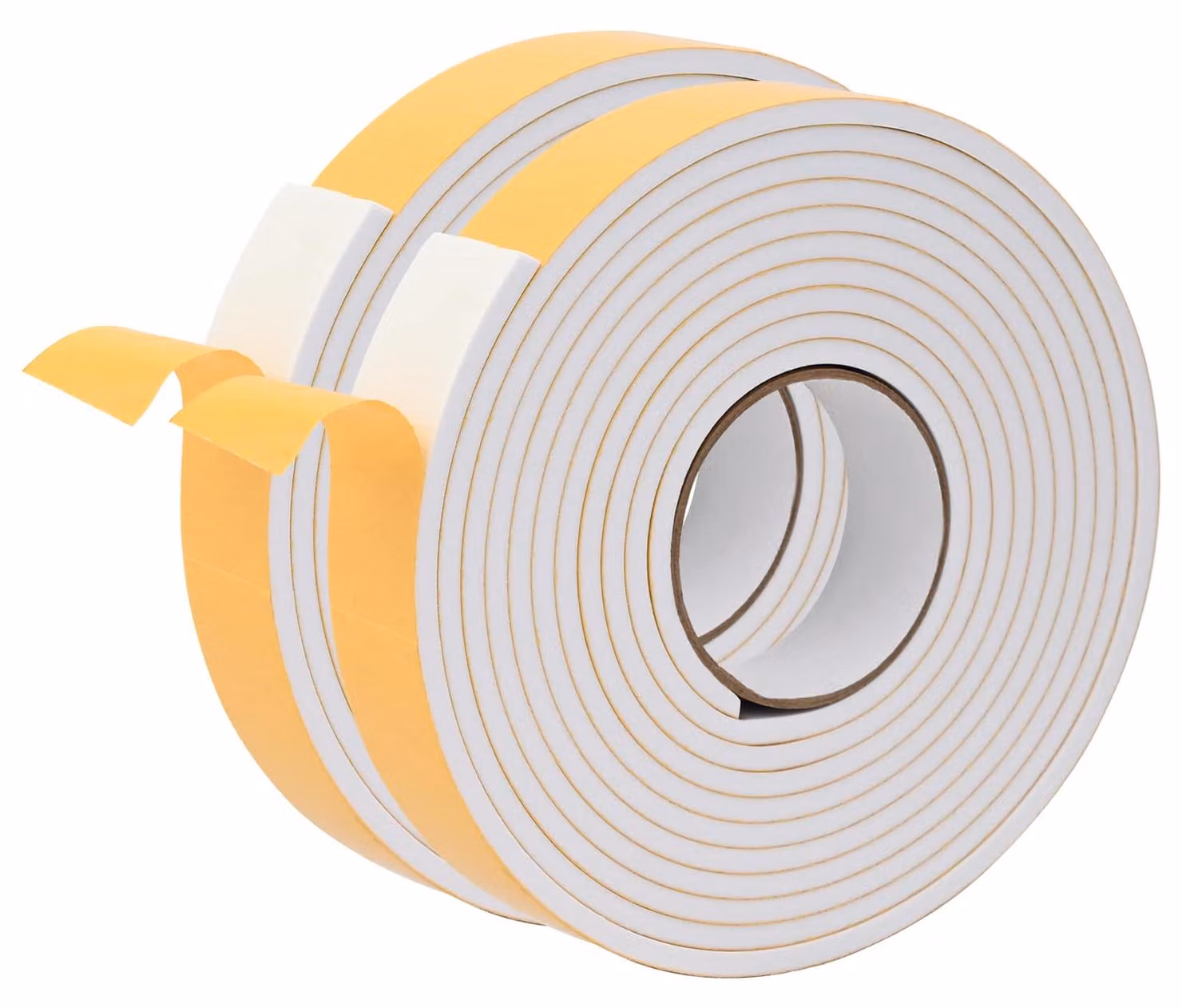 Nastro in schiuma autoadesivo, 2 pezzi, bianco, 30 mm x 5 m, schiuma CR