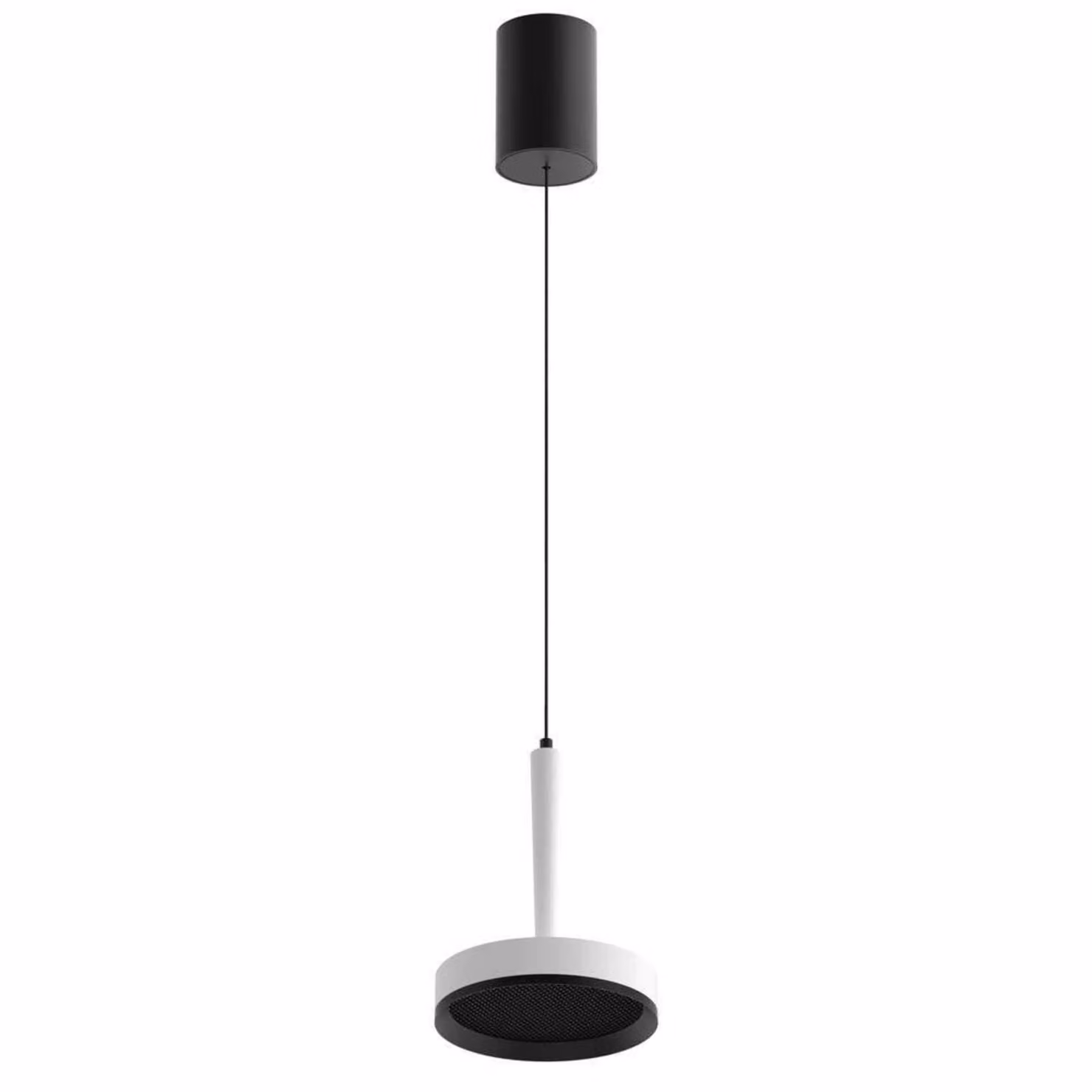 LOOM DESIGN Lampada LED a sospensione Nyx P1, bianca, alluminio dimmerabile, Bianco / Opale, Soggiorno / Sala da pranzo, Alluminio, Moderno