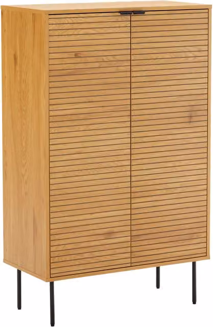 Armadio per porcellane in legno a 2 ante 80cm STINNA