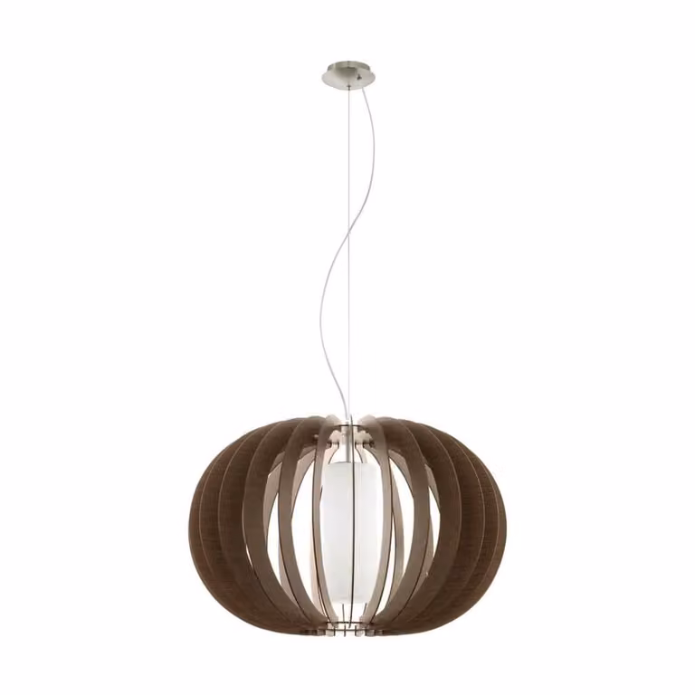 EGLO Lampada a sospensione Stellato 3 Marrone scuro 95593