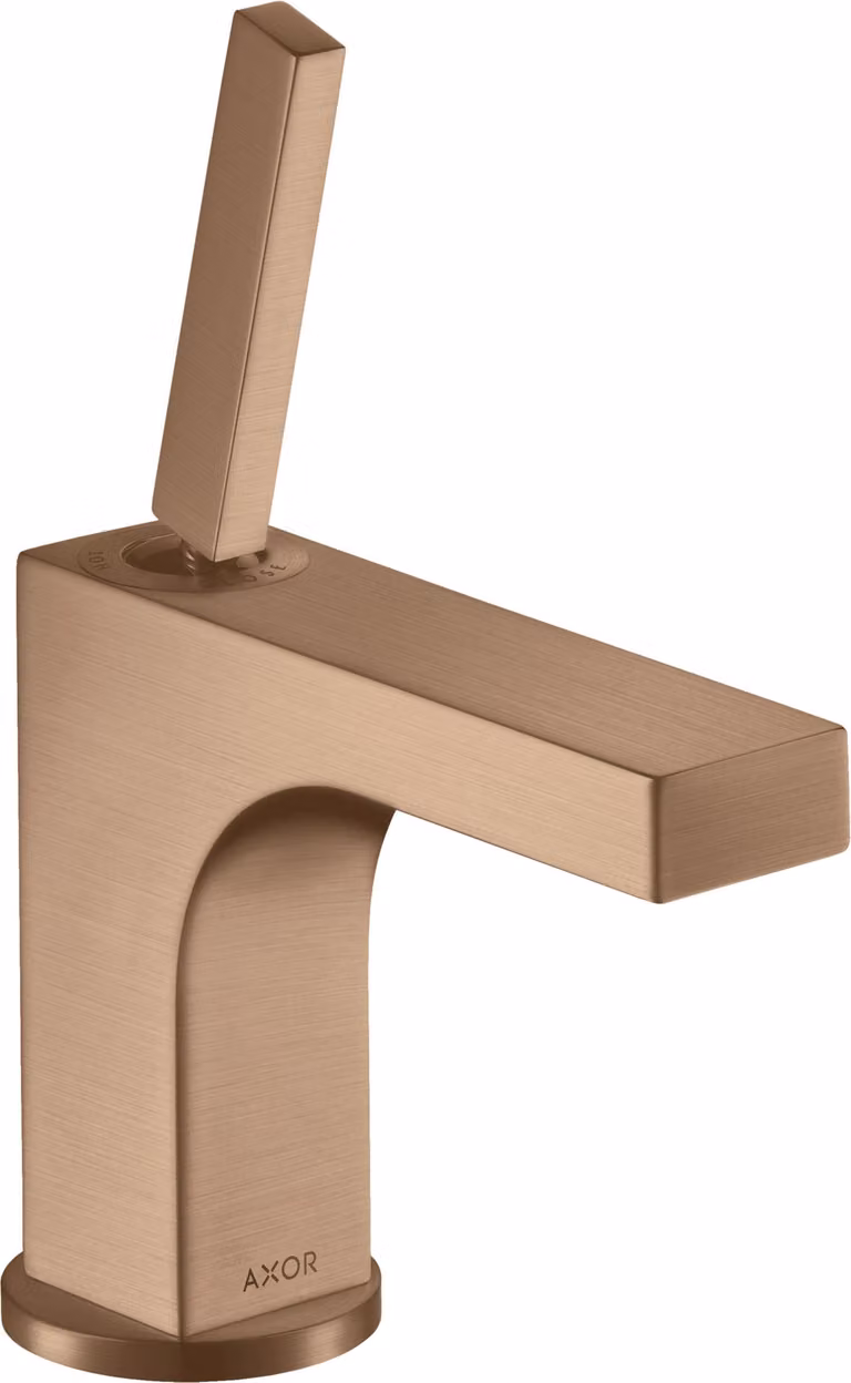 hansgrohe AXOR Citterio Mitigeur monocommande de lavabo 90, vidage escamotable, pour lave-mains, 39035310, 39035310