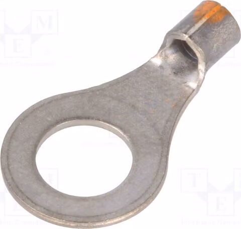 1x Morsetto a anello: per cavi da 1,25÷2 mm², con collegamento a vite M6, isolato (nuovo)