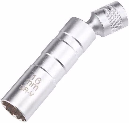 Chiave magnetica flessibile per candele - 14mm/16mm - Acciaio CRV - A pareti sottili - Universale