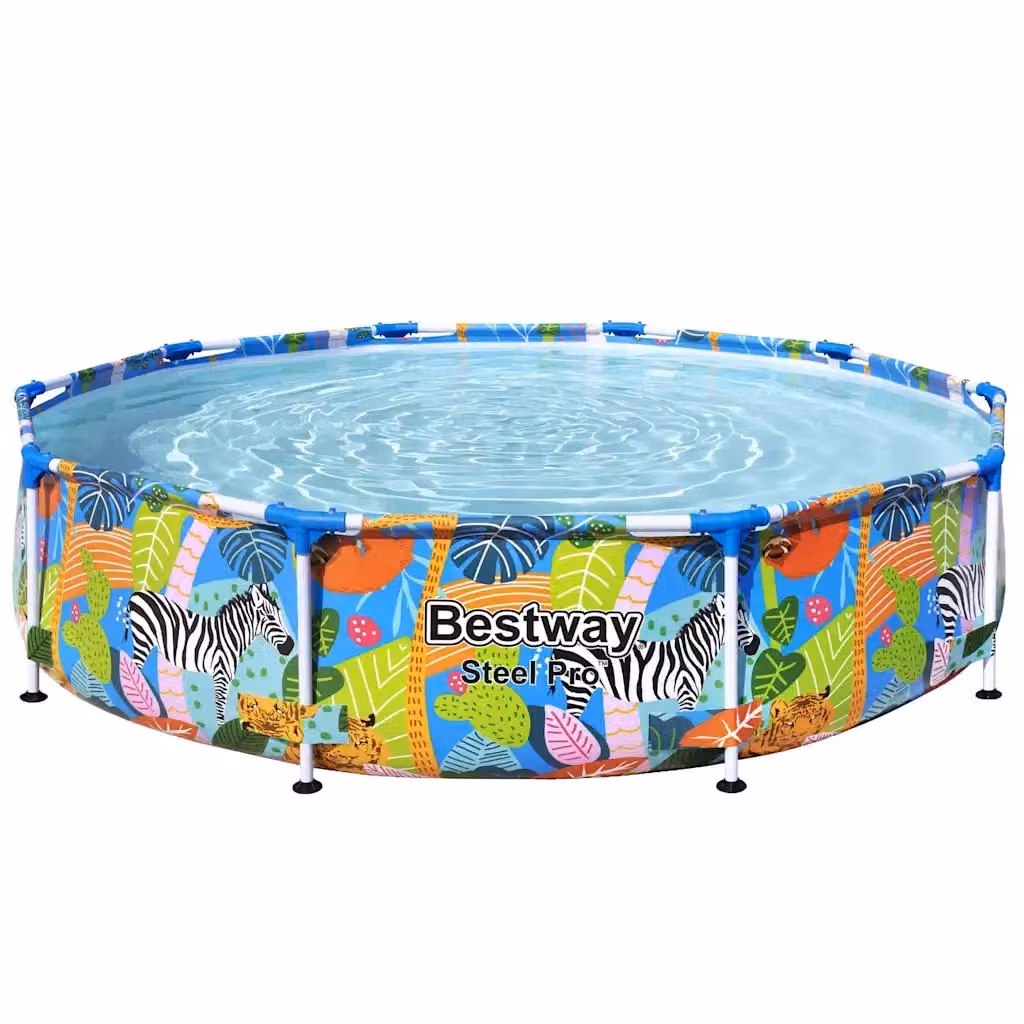 Piscina con telaio Steel Pro Bestway rotonda multicolore L: 305 cm, H: 66 cm – 2