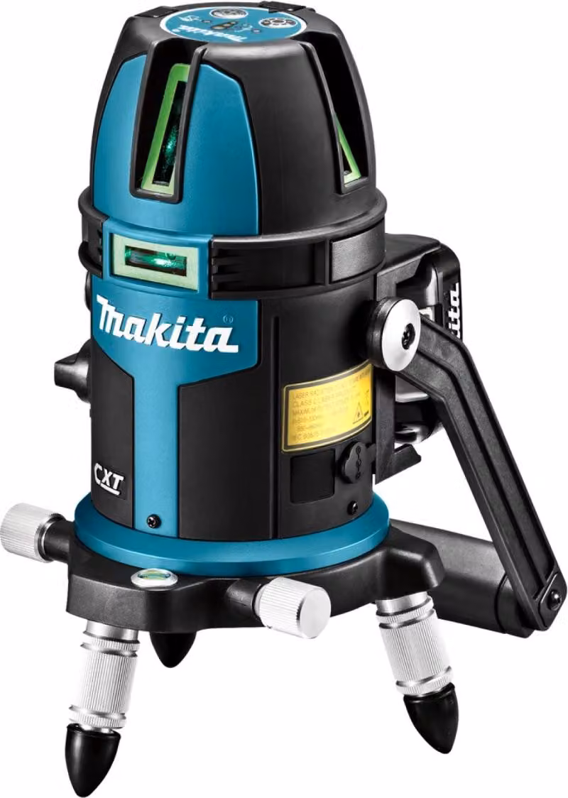Makita SK209GDZ, 0,1 mm/m, Orizzontale/verticale, Verde, Livella laser a linea, Nero, Blu, IP54