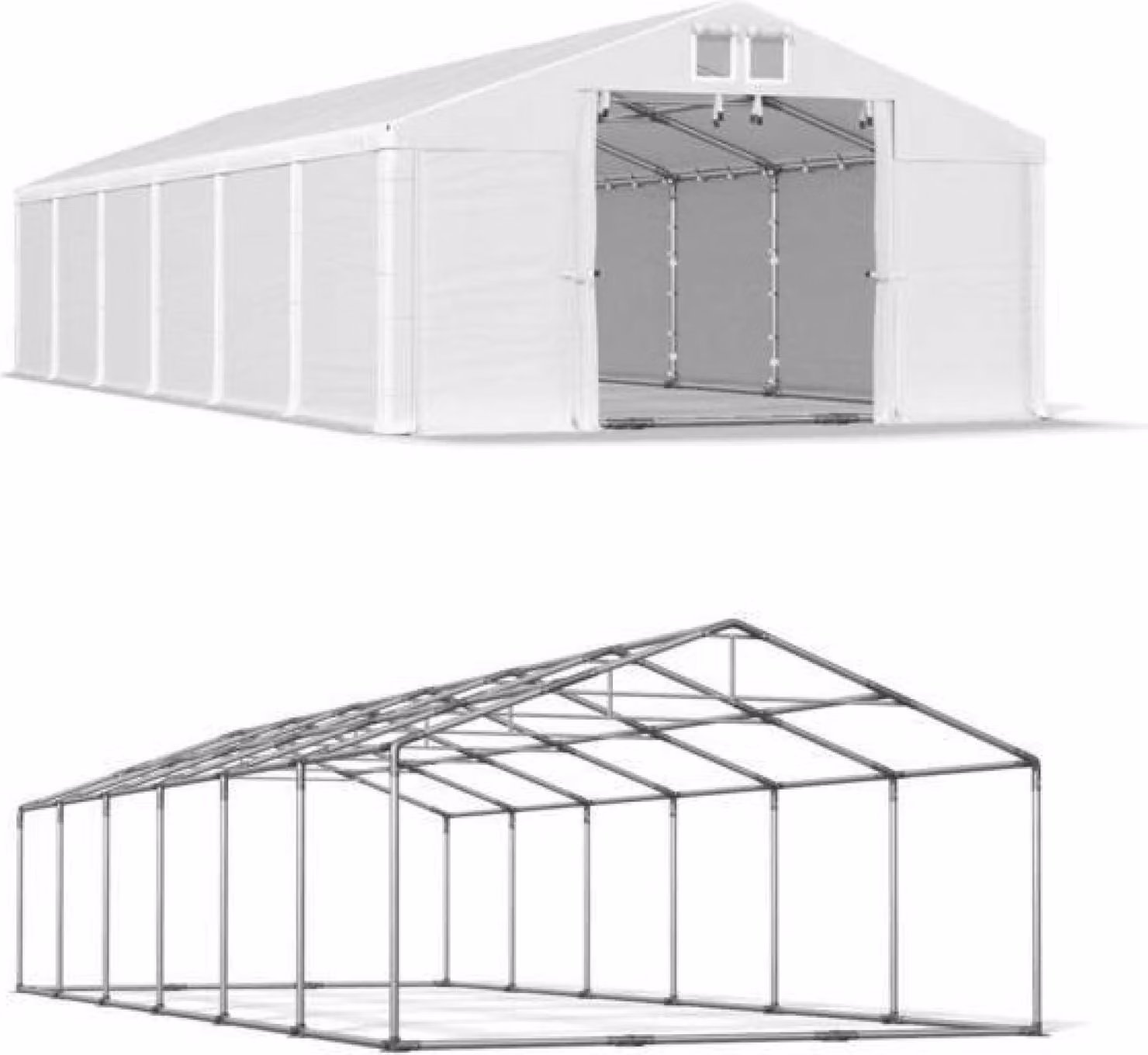 Estate Magazine Tenda 6x12 Bianco SUMMER PLUS MSD