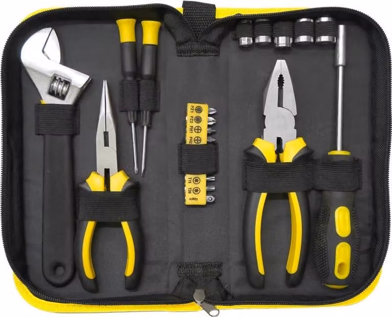 Set di attrezzi Strend Pro CMT-05.0021, 21 pezzi, in borsa