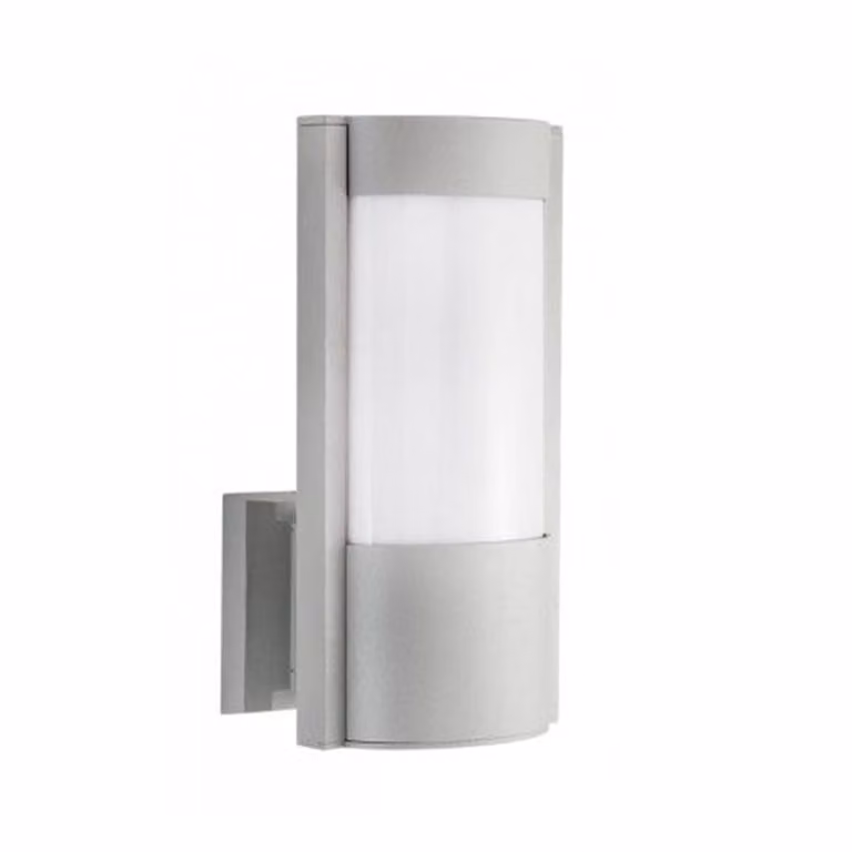 Lampada da parete per esterni 1xE27 argento IP54 SU-MA ELIS TY 0651 AL
