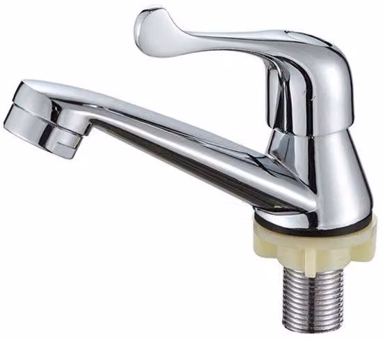 Rubinetto per acqua fredda nuovo per lavabo, cucina e bagno, 1/2 pollice, acciaio inossidabile, nuovo