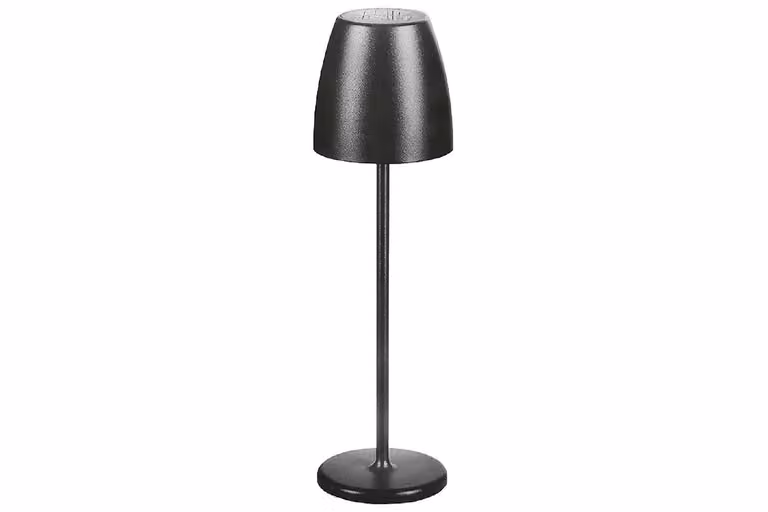MEGATRON Akku Tischleuchte Solar schwarz 351531