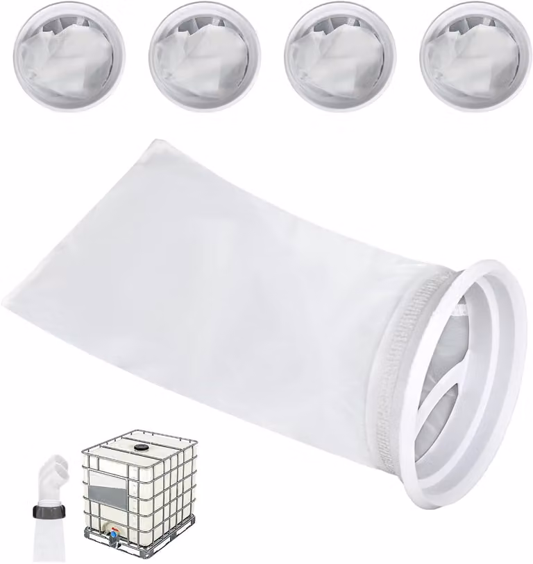 Filtro per serbatoio IBC, in nylon, confezione da 4 pezzi, per serbatoi di acqua piovana