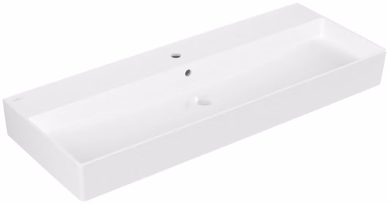 Villeroy & Boch Memento 2.0 lavabo mural, 1 trou pour robinet, avec trop-plein, poli, 1200x470mm, 4A22CLR1, 4A22CLR1