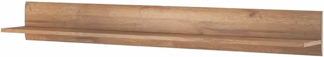 Scaffale da muro moderno Meublorama BREDA in legno colore marrone, L: 180 cm – 1