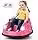 Auto Elettrica Costway per Bambini con Telecomando, Macchina Cavalcabile 12V con Luci LED e Musica, Rosa