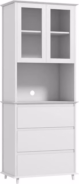 Mobile cucina contenitore ¨C Xylo ¨C 2 ante 3 cassetti bianco MDF 68x38x172