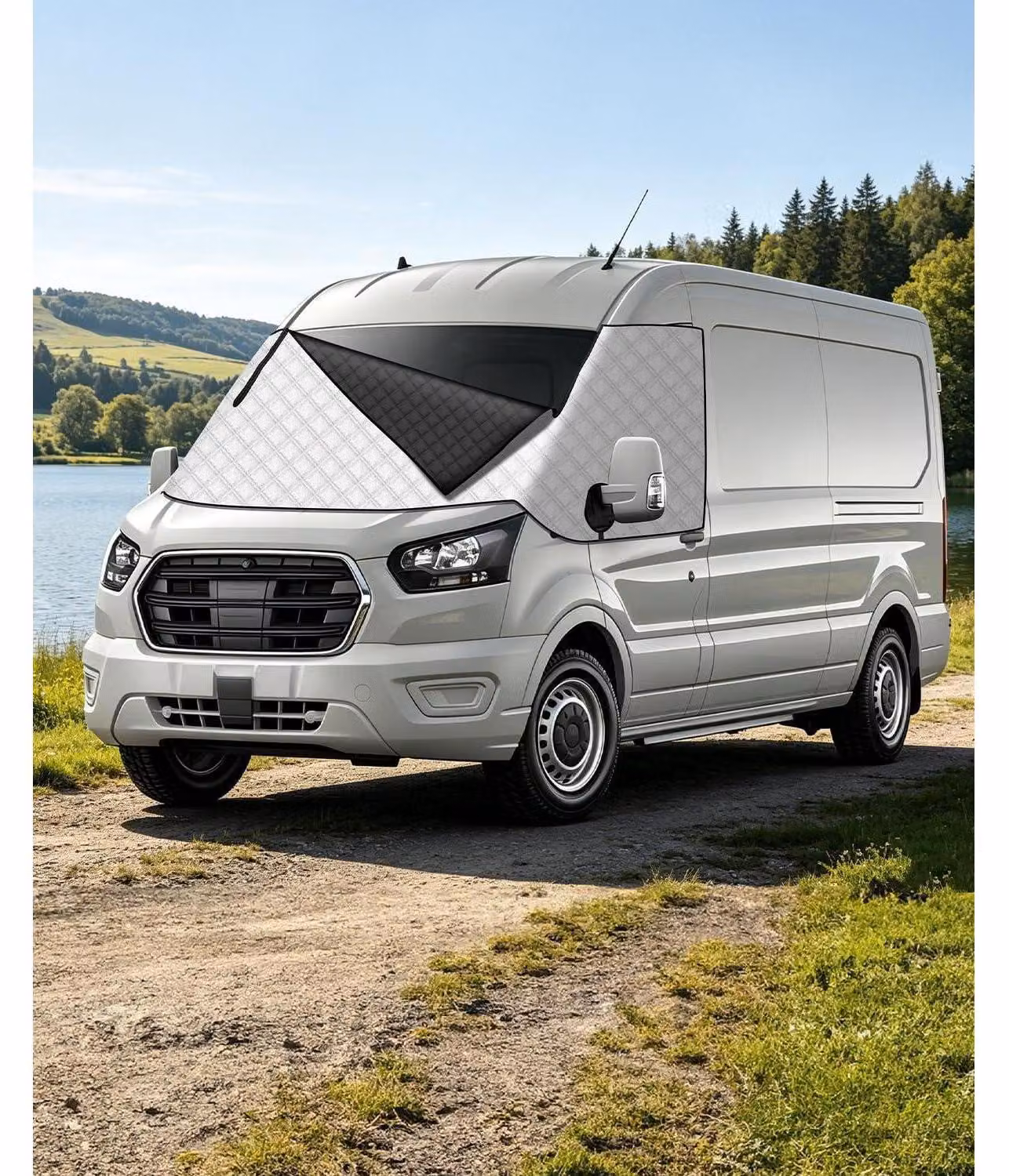 Copertura per parabrezza di camper, tappetino termico MK8 MK9 con cerniera