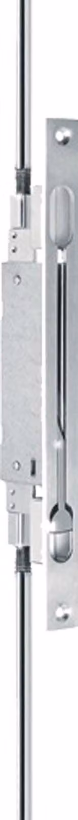 FUHR Bullone per maniglia (piastra da 45 mm larghezza 24 mm / piastra da 285 mm acciaio inox) - BK345K24R45N