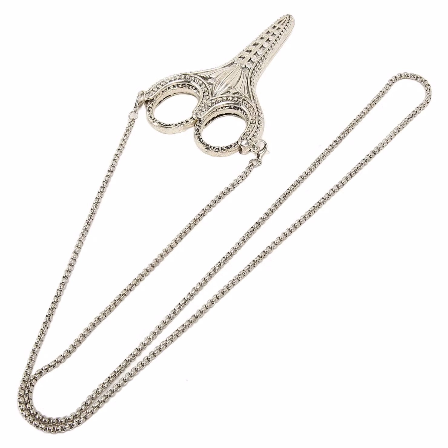 Forbici da ricamo retrò, forbici da ricamo vintage, forbici da ricamo con guaina a catena, kit di forbici da cucito con guaina a catena, forbici da cucito in acciaio inox, forbici retrò per il lavoro ad ago
