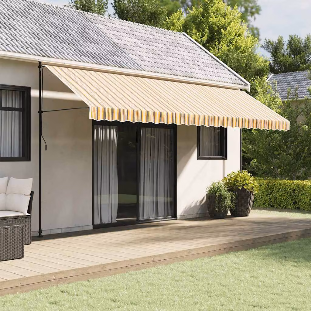 Tessuto di ricambio per tenda da sole vidaXL multicolore in poliestere L: 500 cm, P: 345 cm