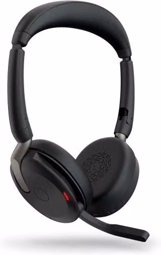 Jabra evolve2 65 flex auricolare wireless a padiglione ufficio usb tipo a bluetooth base di ricarica - 26699-989-989