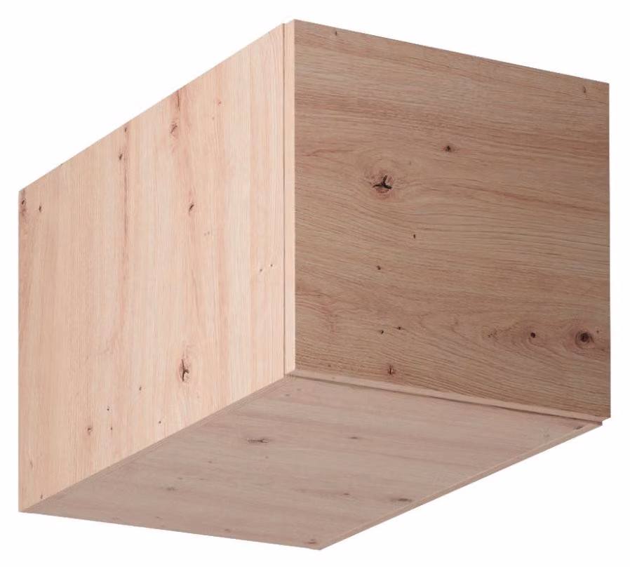 Pensile profondo con ante a battente VALEN - larghezza 40 cm, rovere artigianale