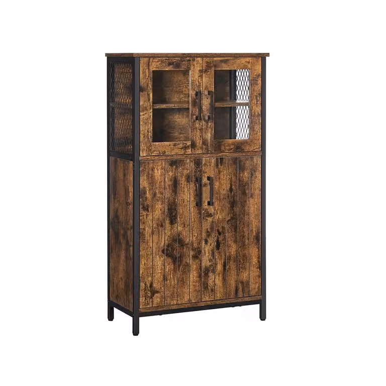 Mobiletto Multiuso, Armadietto, Credenza, Ripiano Regolabile