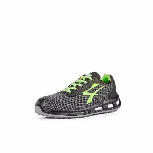 Scarpe Strong Grigio/Verde Basse 45      S3 Upower