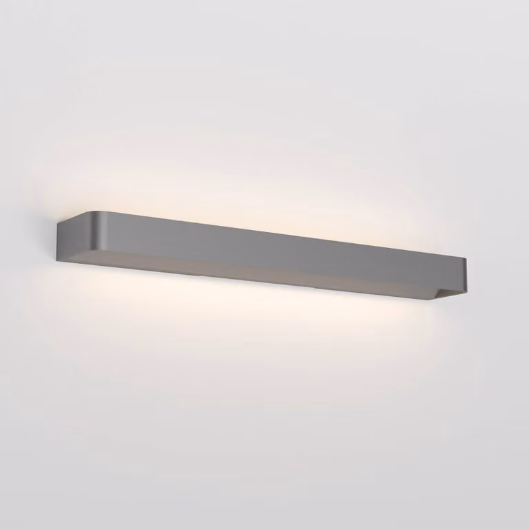 Rotaliana Applique da parete di design Frame W3, Alluminio / Grigio / Zincato, Soggiorno / Sala da pranzo, Alluminio, Design, Applique