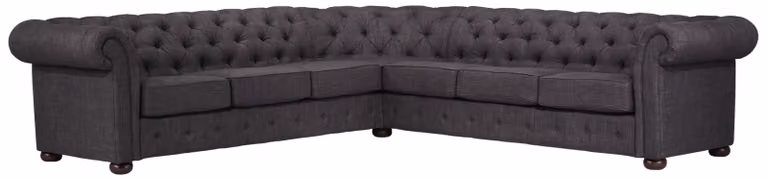 Chesterfield Ecksofa Wohnlandschaft Sofa Couchen Polster Ecke Couch Sofas