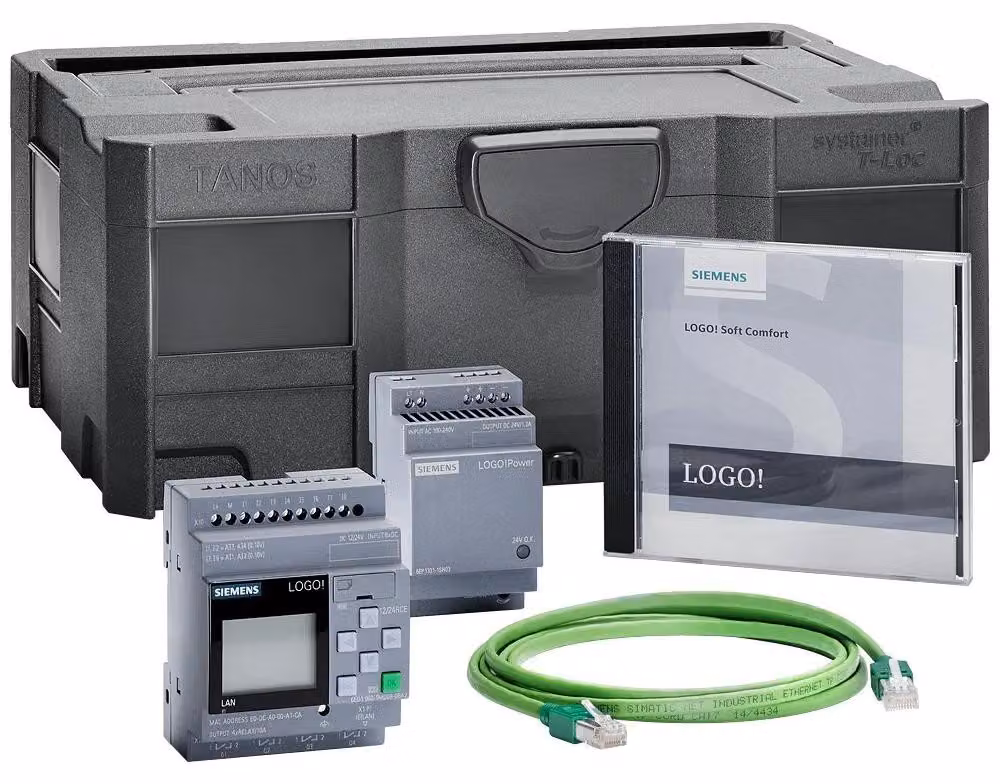Siemens LOGO! 6ED1057-4BA01-0AA0Starter-Kit 12/24RCE V8.4 w.LOGO! (6ED10574BA010AA0)