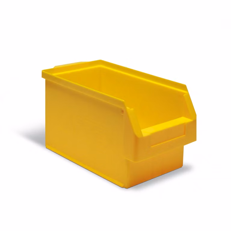 Scatola Protaurus aperta misura 3 in giallo 350x200x200 mm
