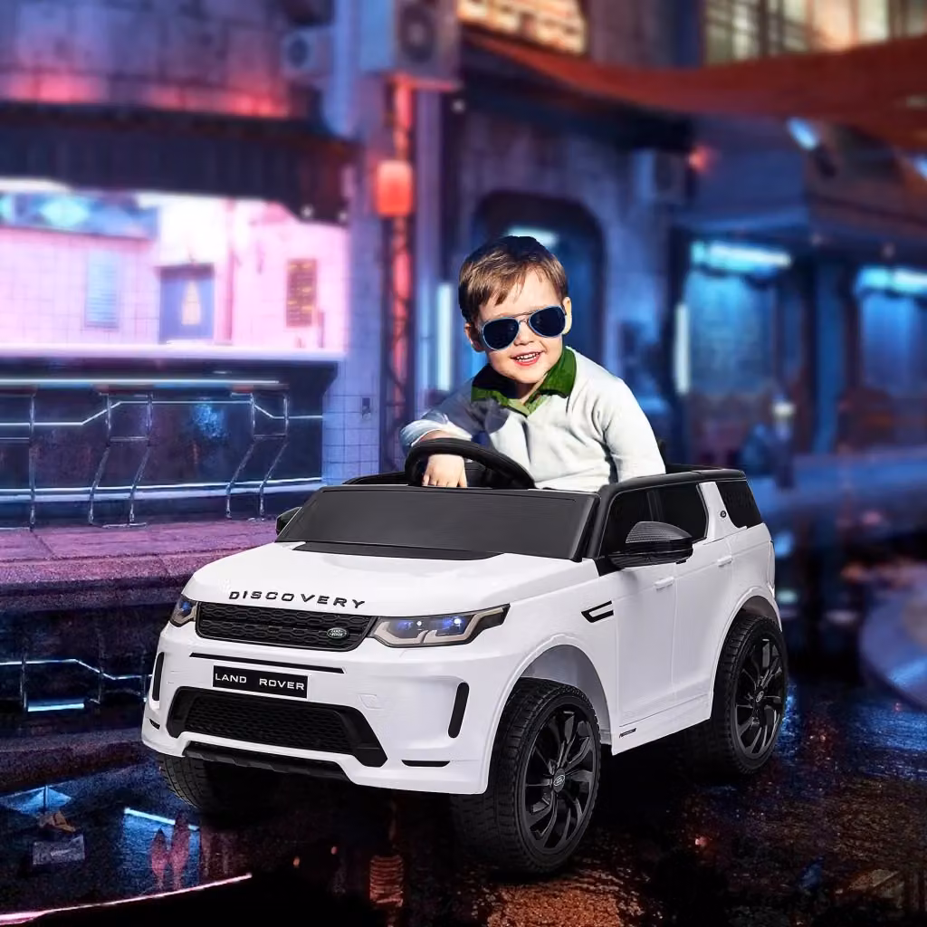 Macchina Elettrica per Bambini Land Rover Discovery Sport Giordanoshop Bianco L: 106 cm, P: 65,5 cm, H: 51 cm – 2