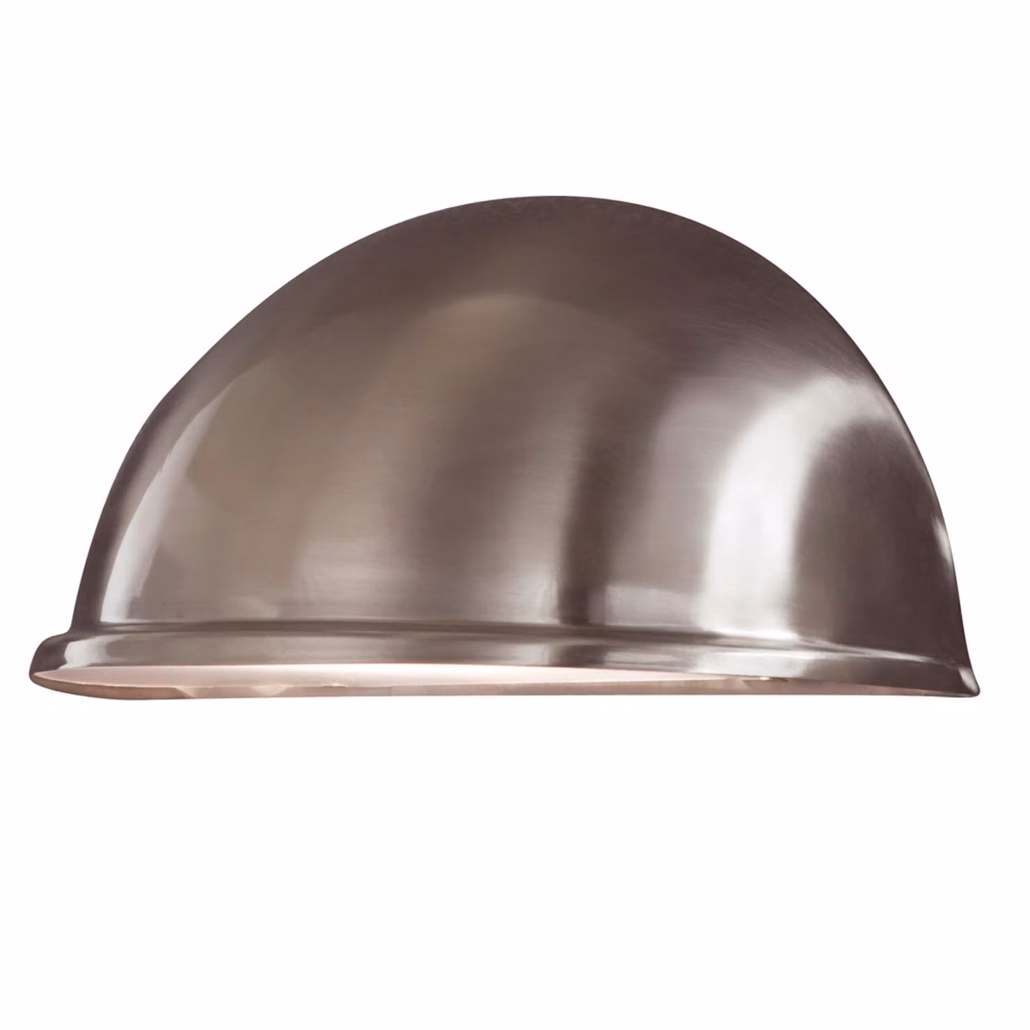 Konstsmide Torino Grande applique in acciaio inox con vetro acrilico satinato