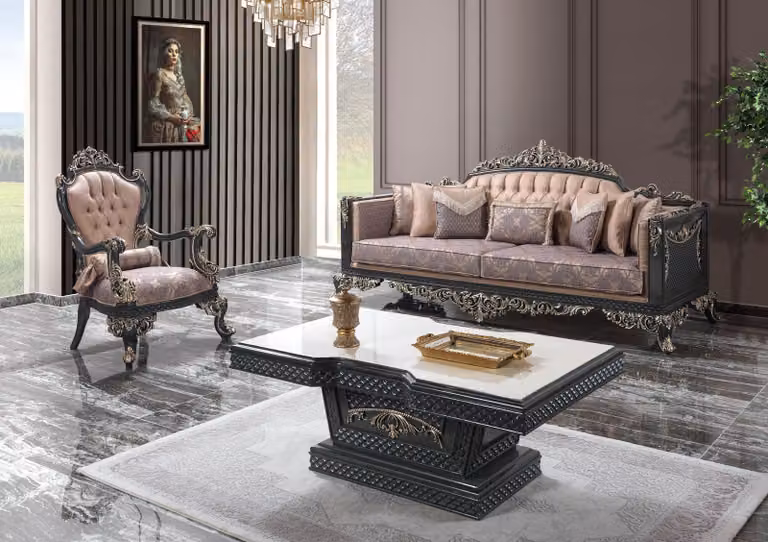 Luxus Sofagarnitur Komplette Couchgarnitur Grau Polstersofa Stoffsofa sofa