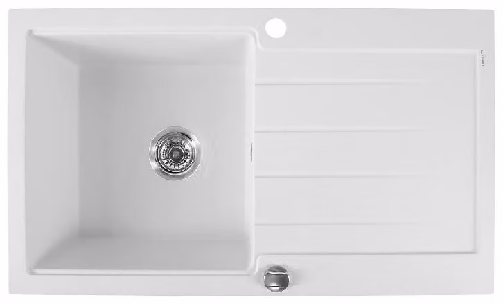 Lavelli Sapho - Lavello in granito 860x500 mm, bianco GR7101