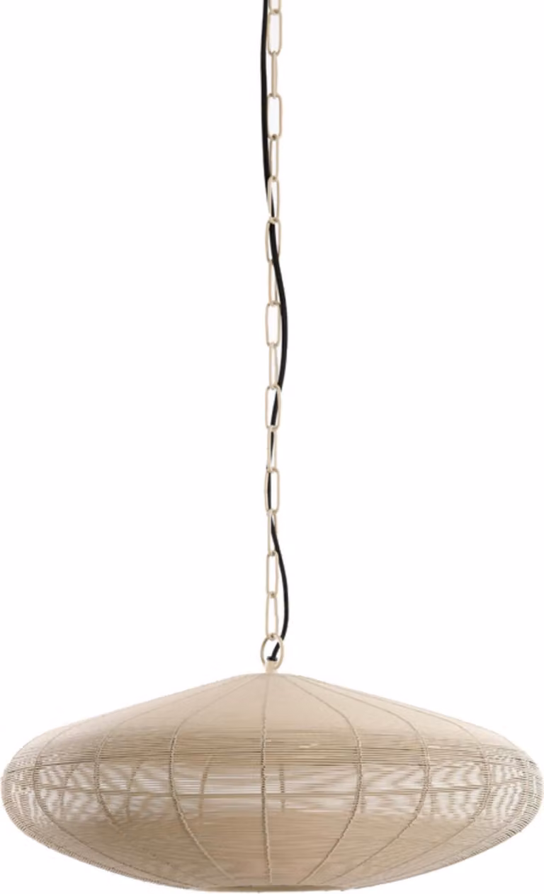 Lampada a sospensione - beige - Bahoto - metallo - E27 - 2978043 - Light & Living