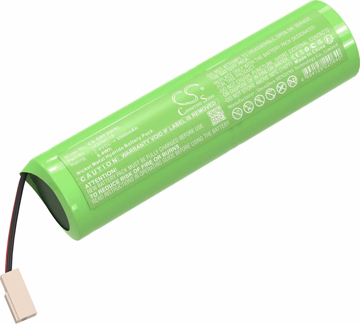 TECHTEK Batteria compatibile con [Geo-Fennel] FL 1000, FL 200AN, FLG 250 grun, Rotationslaser FL 200AN sostituisce 243000-18