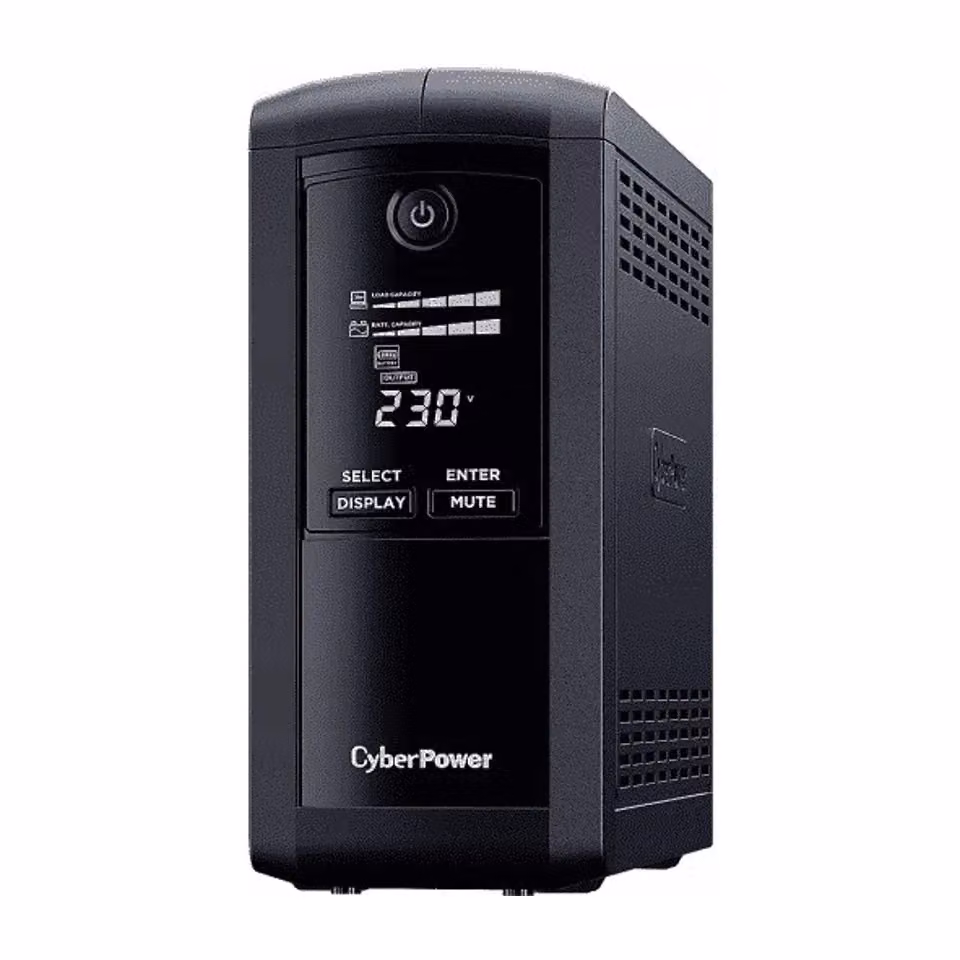 CyberPower Tracer III VP1600ELCD-FR Gruppo di Continuità (UPS) Line-Interactive 1.6 kVA 900 W Nero con 5 prese AC e porte USB/Ethernet – 2