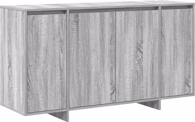 Credenza | Madia | Buffet da pranzo | Armadio da pranzo Grigio Sonoma 135 x 41 x 75 cm Legno multistrato
