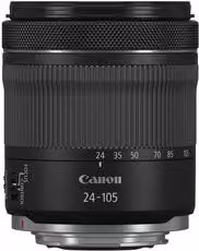 Obiettivo Canon RF 24-105mm f/4-7.1 IS STM Zoom Standard per Full Frame, Nero