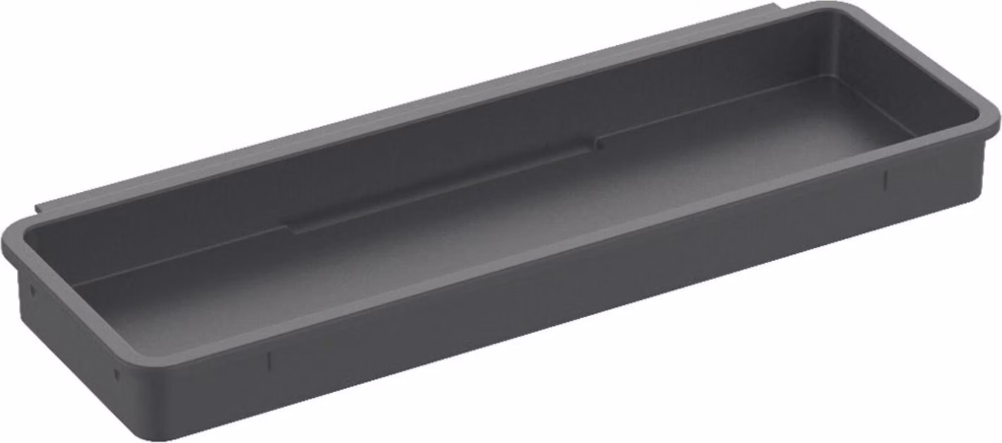 Keuco inserto in plastica PLAN sciolto nero-grigio