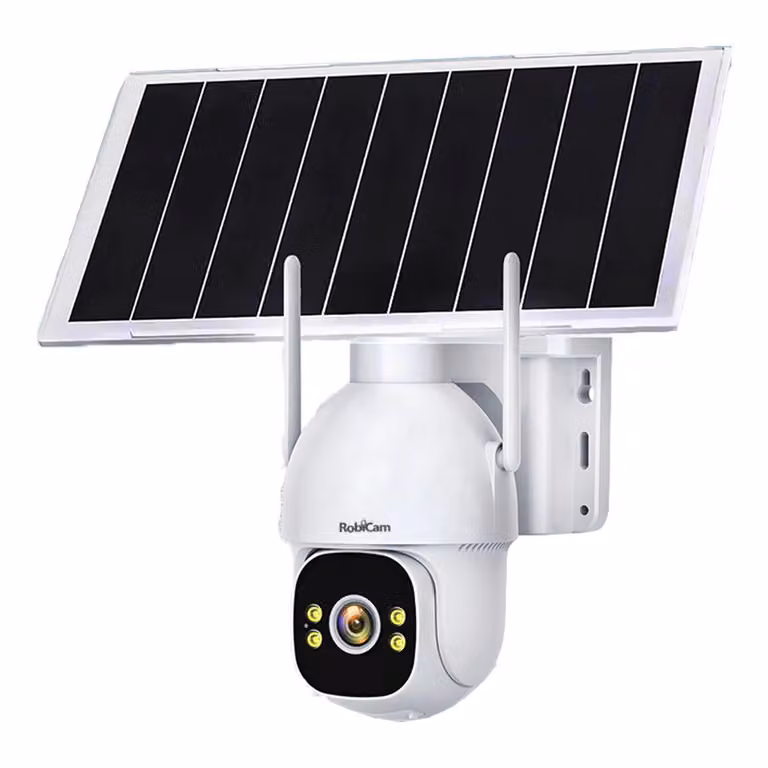 Telecamera Solare RobiCam SkyWatch, 4G PTZ, rilevamento AI, visione notturna a colori