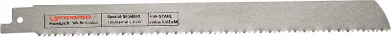 Lama per tubi speciale Rothenberger, 290x25x1,6