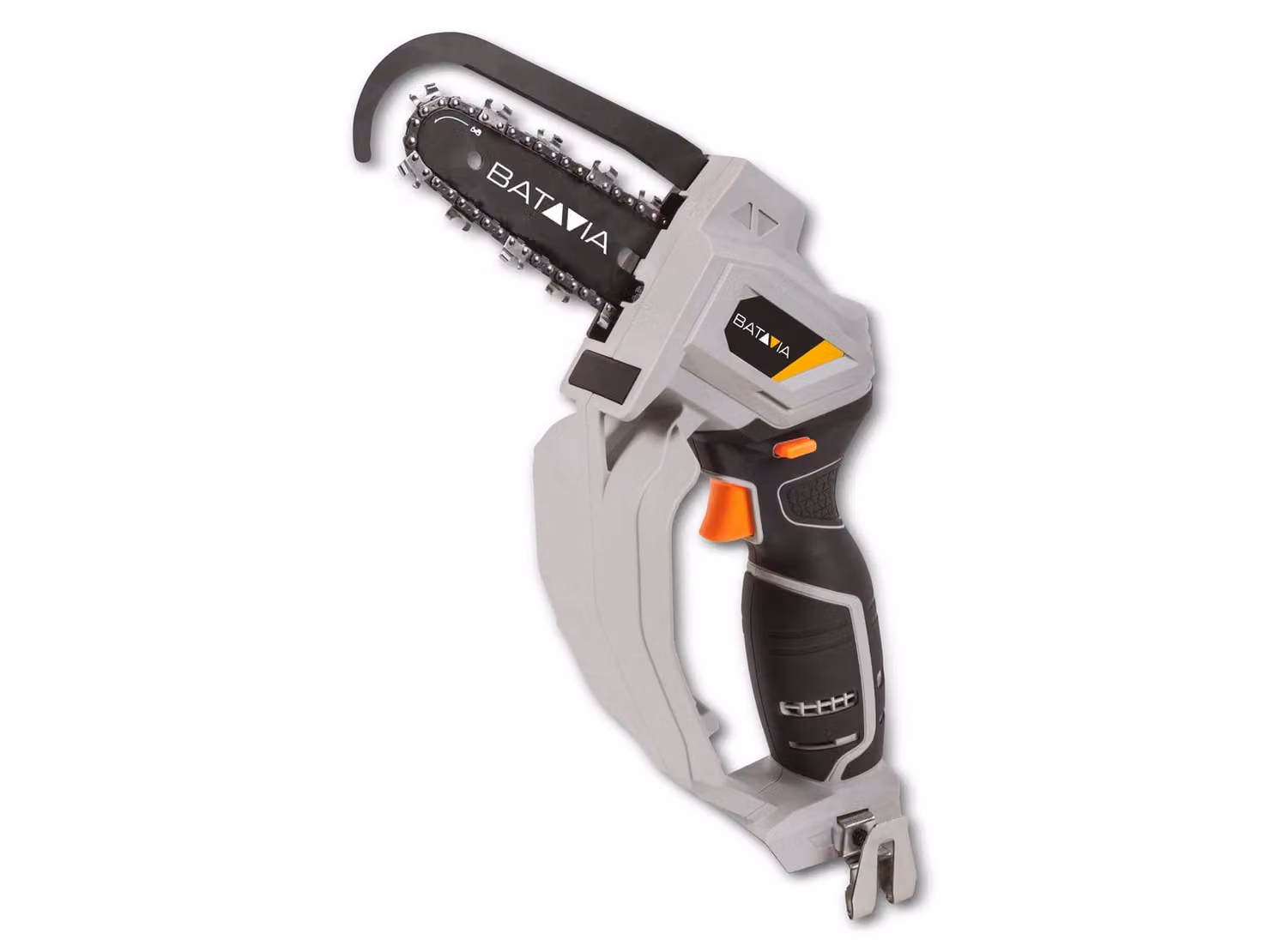 Motosega a batteria BATAVIA Nexxsaw V2 con una sola mano, da sola