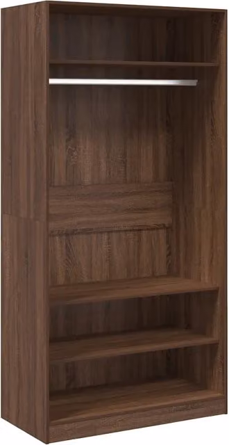 Armadio Rovere Marrone 100x50x200 cm in Legno Multistrato CFW9156081