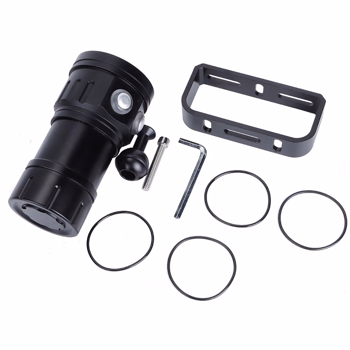Torcia IPX8 18000lm 500M Lampada impermeabile Luce subacquea Campo esterno