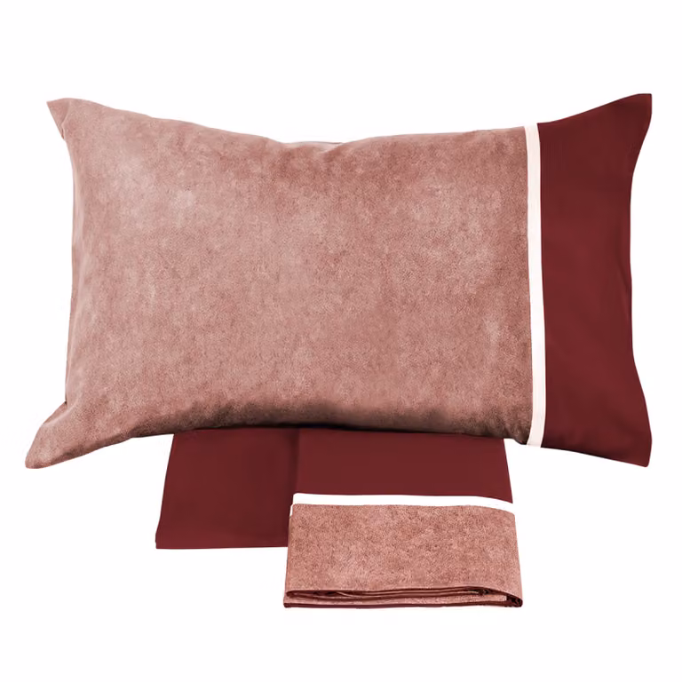 GALUCHAT Completo lenzuola - Taglia: 2 piazze,Colore: GALUCHAT - BURGUNDY