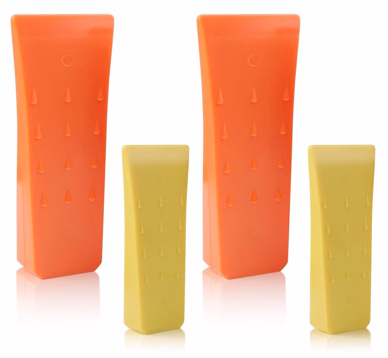 4 cunei in plastica ABS per spaccare la legna, 2 dimensioni, 14 cm e 20 cm, robusti e durevoli